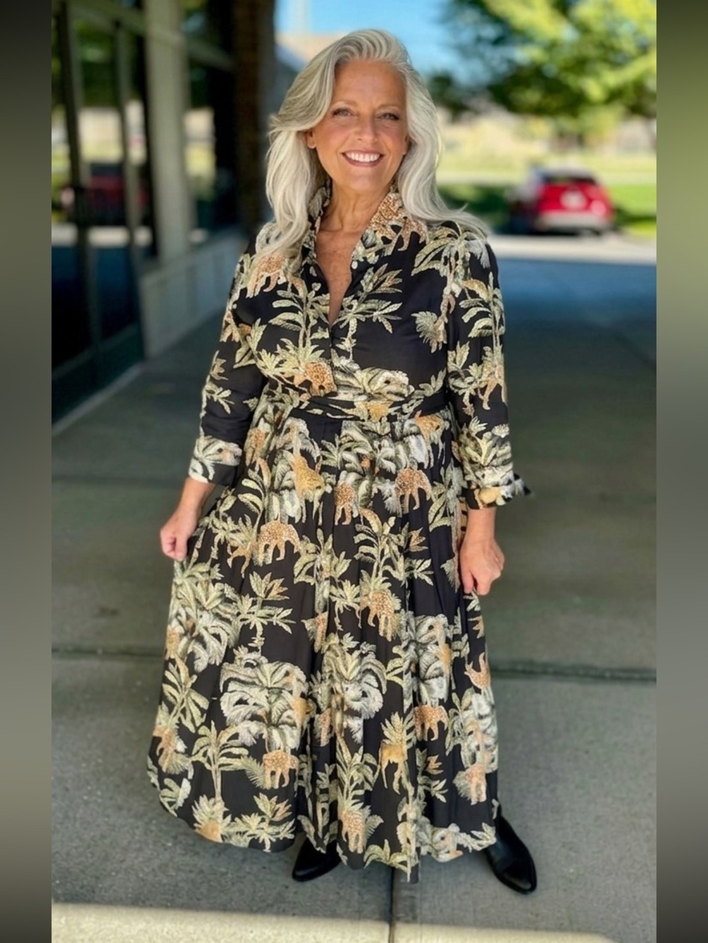 Guadalupe Luciana Dress - Black (D11)